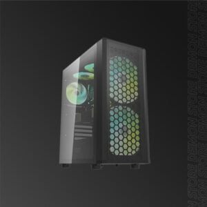 AIGO DARKFLASH DK360 MESH 3FANS RGB BLK