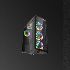 AIGO DARKFLASH WATER SQUARE 5 BLACK ATX