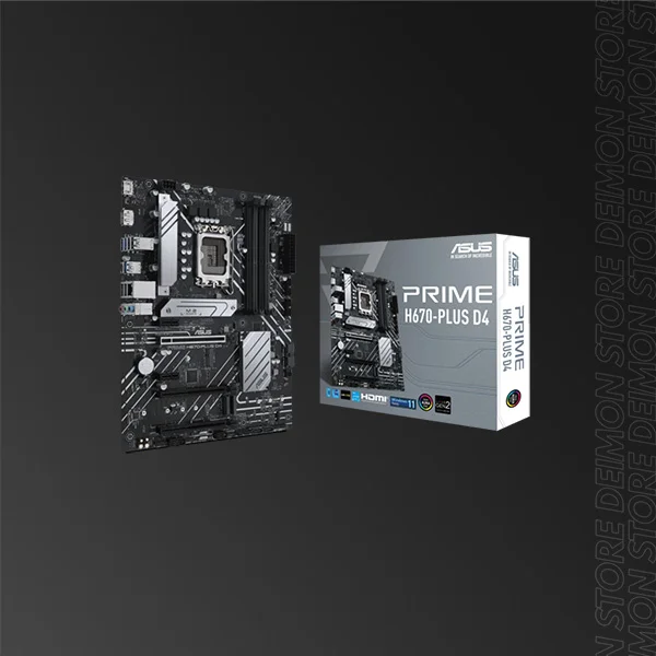ASUS H670-PLUS D4 PRIME DDR4 HDMI-DP-M.2
