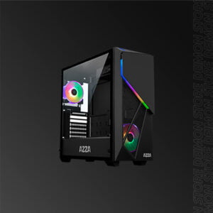 AZZA 310DH INFERNO BLACK RGB ATX
