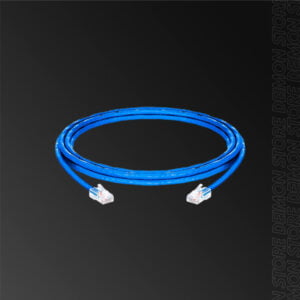 CABLE DE RED UTP 3M CAT5 AZUL