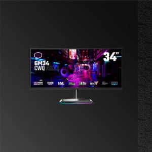 COOLER MASTER 34" GM34-CWQ ARGB CURVO 1MS-144HZ