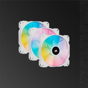 CORSAIR SP120 RGB ELITE WHITE 120MM