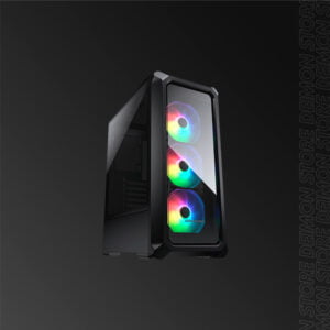 COUGAR ARCHON 2 GLASS RGB 3FAN BLACK
