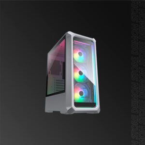 COUGAR ARCHON 2 GLASS RGB 3FAN WHITE
