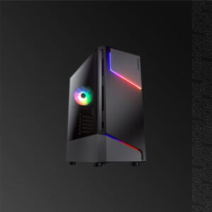 COUGAR MX360 RGB GLASS 1FAN BLACK