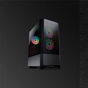 COUGAR MX430 MESH RGB 3FAN GLASS BLACK