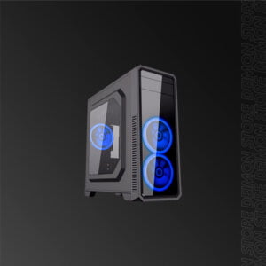 GAMEMAX G561 BLACK C-LED AZUL ATX