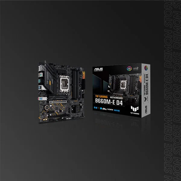 ASUS B660M-E D4 TUF GAMING DDR4-HDMI-DP