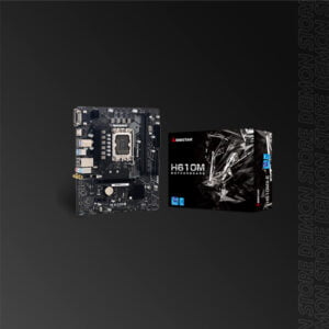 BIOSTAR H610MX-E M.2-DDR4-DVI-HDMI-