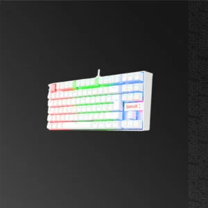 REDRAGON K552W-RGB KUMARA MECA WHITE ESP RED