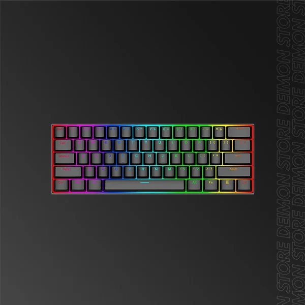 REDRAGON K630RGB DRAGONBORN BLACK USA RED