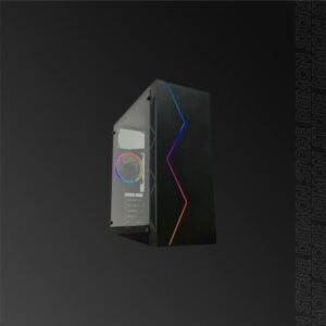 SATE K884 GAMER 1FAN BLACK RGB ATX