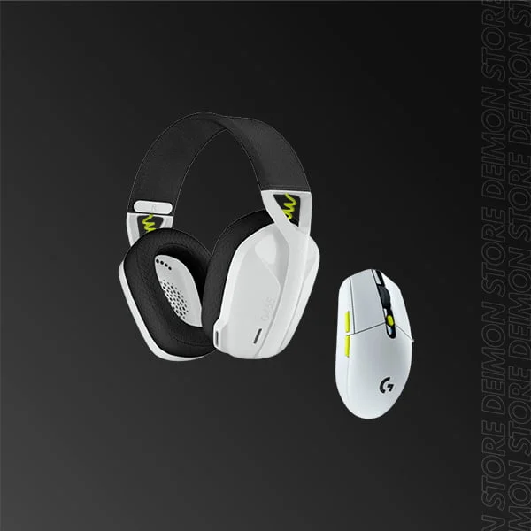 LOGITECH C/MOUSE WIRELESS 981-001161 WHI/BLK