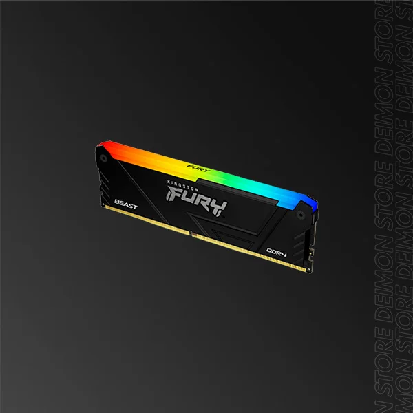 MEM DDR4 8GB 2666 KINGSTON HYPERX FURY BEAST RGB