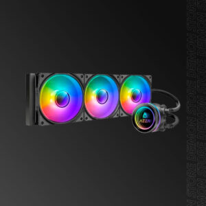 COOLER WATER AZZA GALEFORCE 360 V2 ARGB 3FAN BLK LCAZ-360C-ARGB