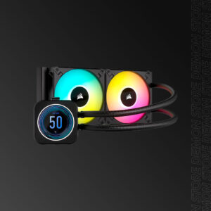 COOLER WATER CORSAIR H100I ELITE LCD XT RGB 240MM CW-9060074-WW