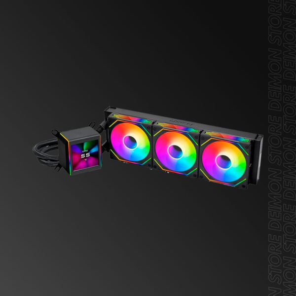 COOLER WATER LIAN LI GA II LCD 360 BLACK 1700 3FAN AM5/GA2ALCD36B