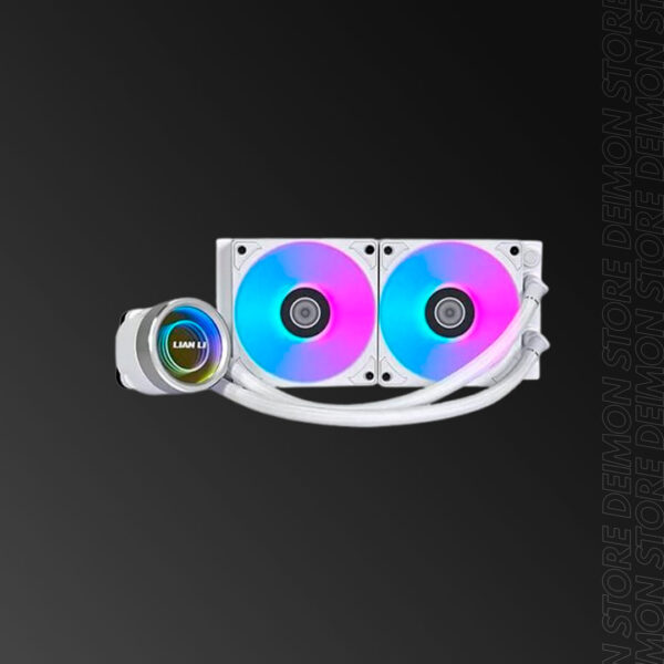 COOLER WATER LIAN LI GA II TRINITY 240 RGB WHITE GA2T24W/2FAN