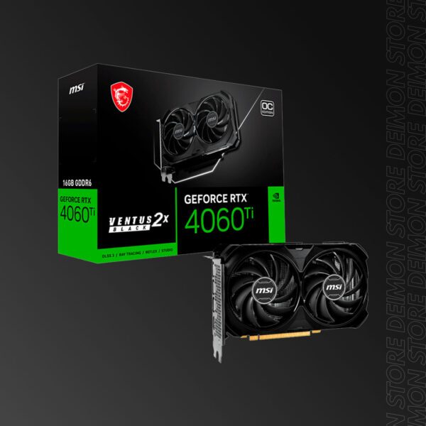 MSI RTX 4060TI 16GB VENTUS 2X OC 912-V517-062 VENTUS 2X BLACK