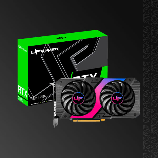 UP GAMER RTX 3060 12GB DUAL GDDR6 BLACK EDITION UP3060B12G2404